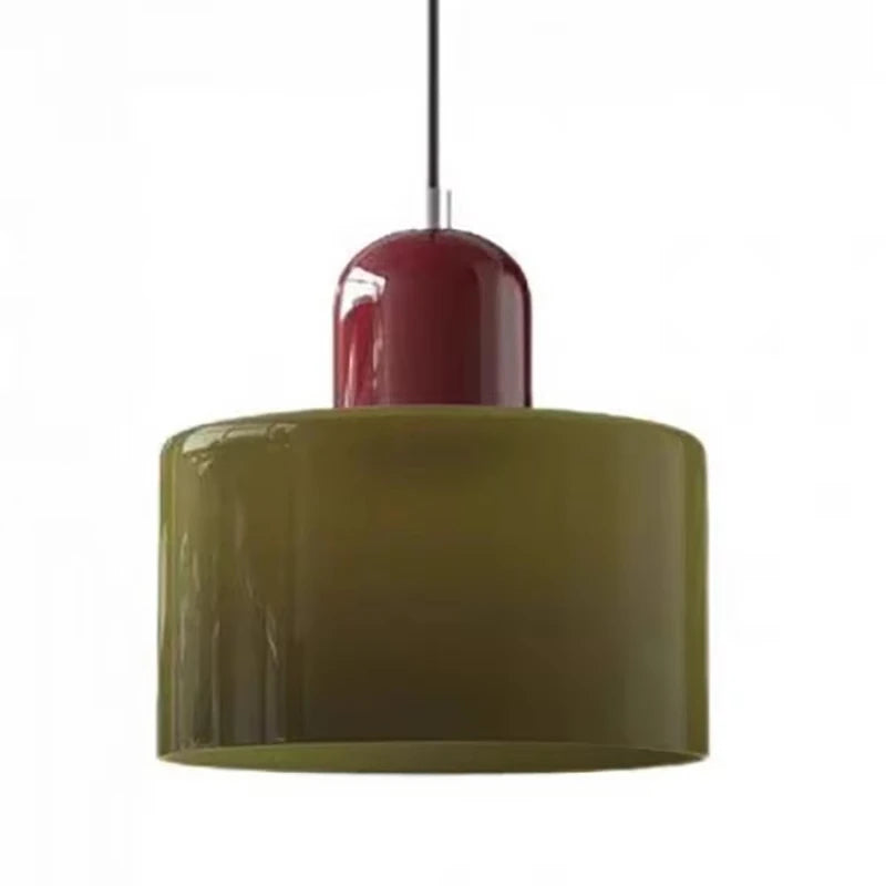 Retro staklena viseća lampa