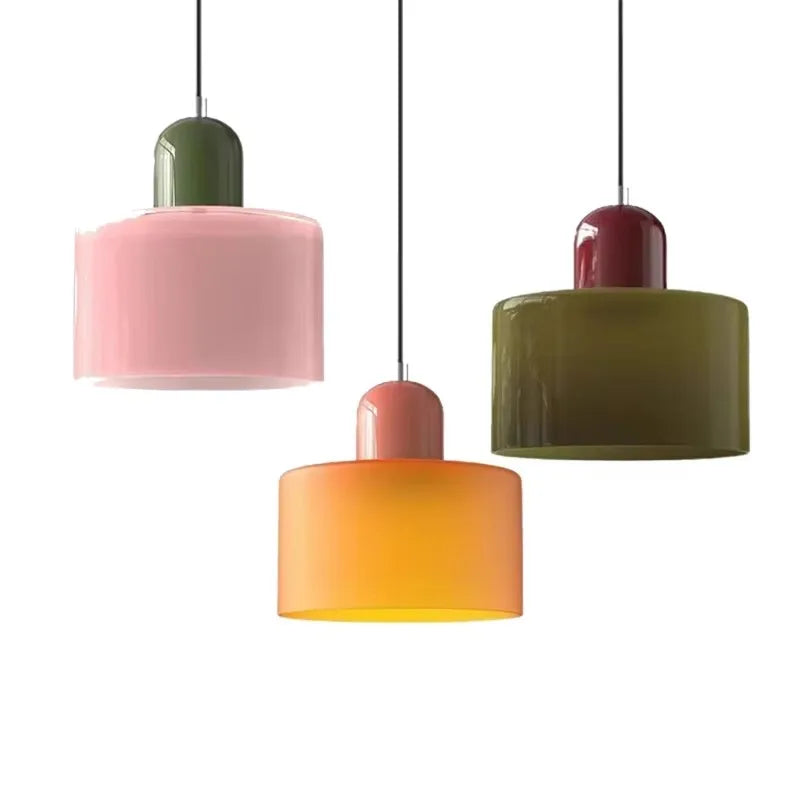 Retro staklena viseća lampa